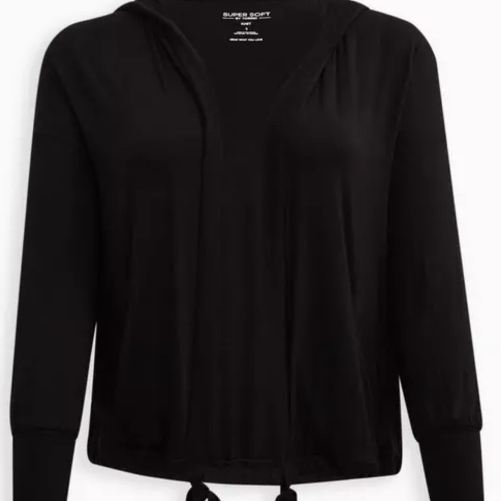 Torrid Super Soft Black Knit Top